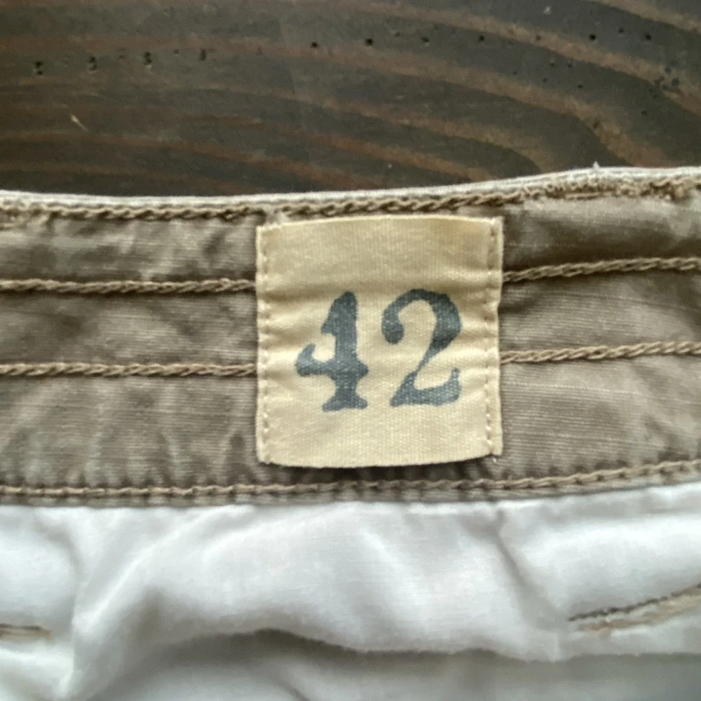 Red Head Cargo Shorts Men 42 Beige Brown Ripstop Fabric Hiking Fishing Outdoors